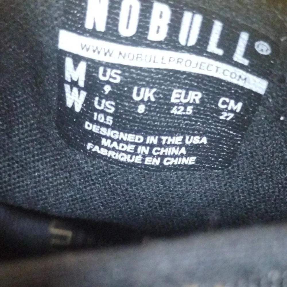 NOBULL High Top Trainer Black Army Green Camo SuperFabric Training Shoes Mens 10